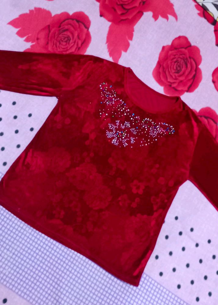 Beautiful Velvet Top