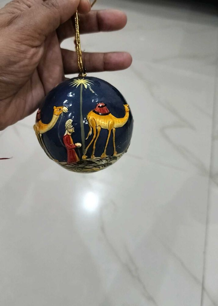 Hand-Painted Christmas Ornament