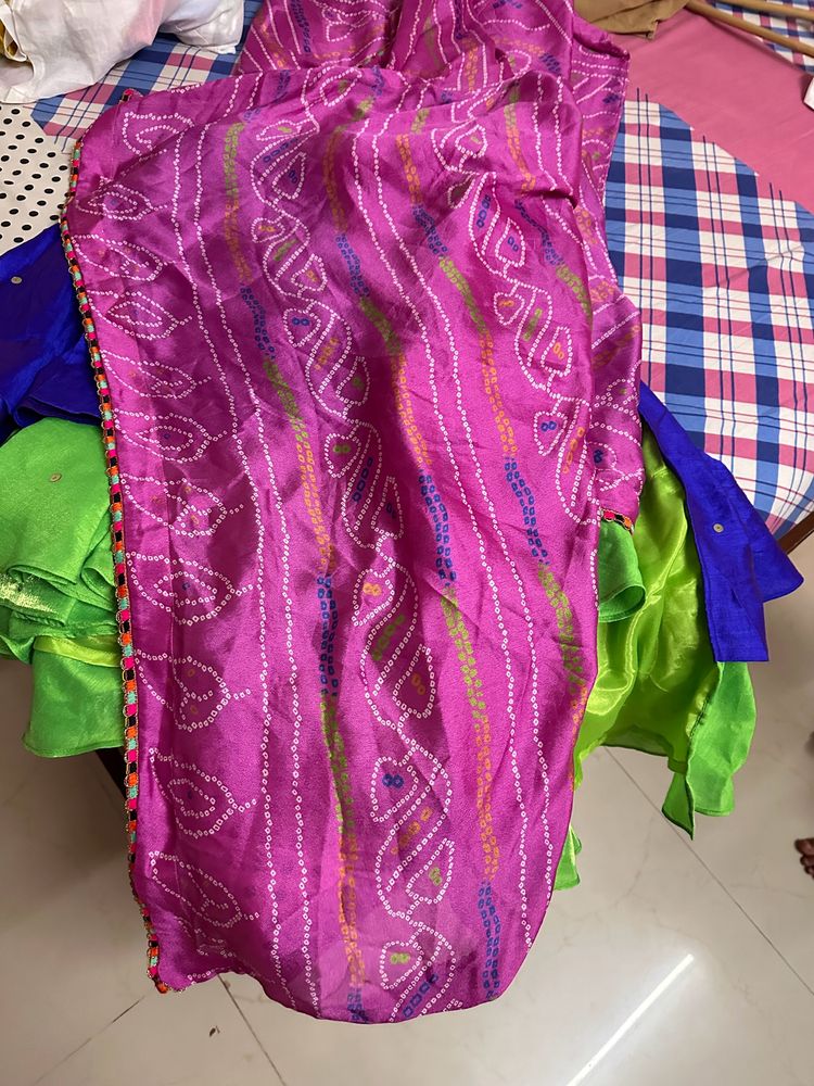 Heavy Bandhani Designer Saree
