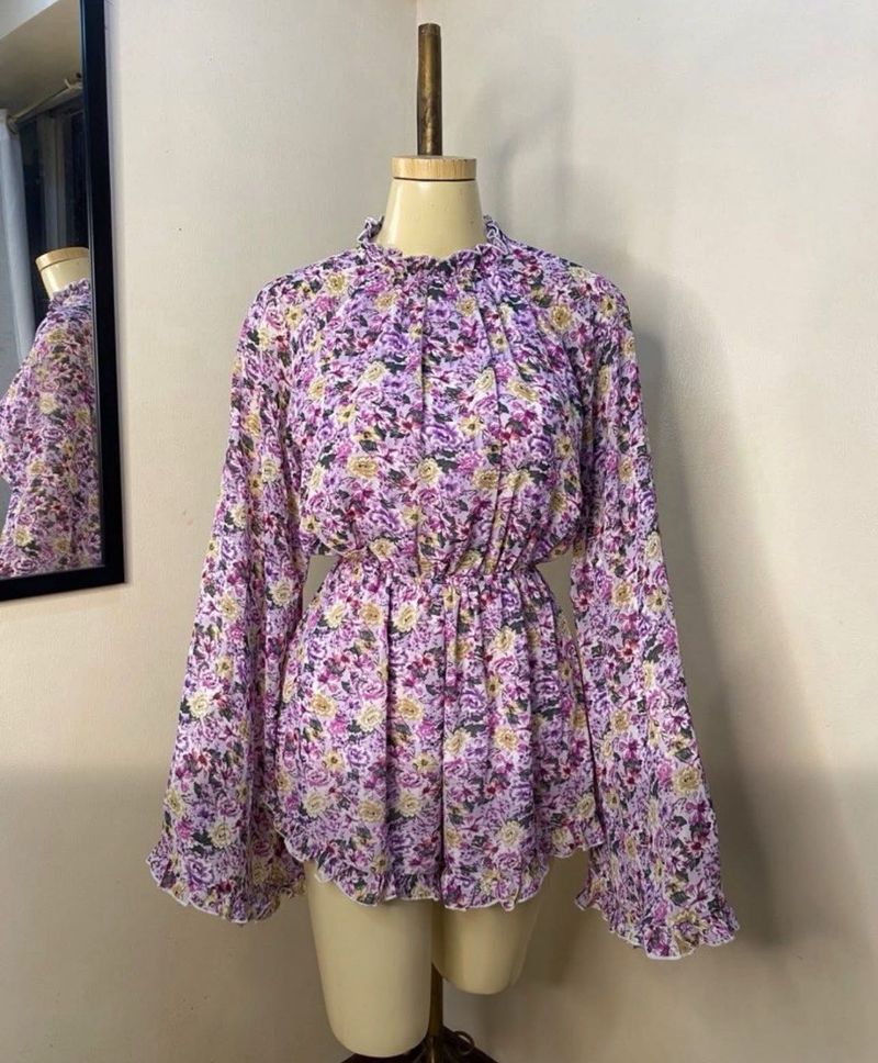 Shein Floral Printed Jumpsuit