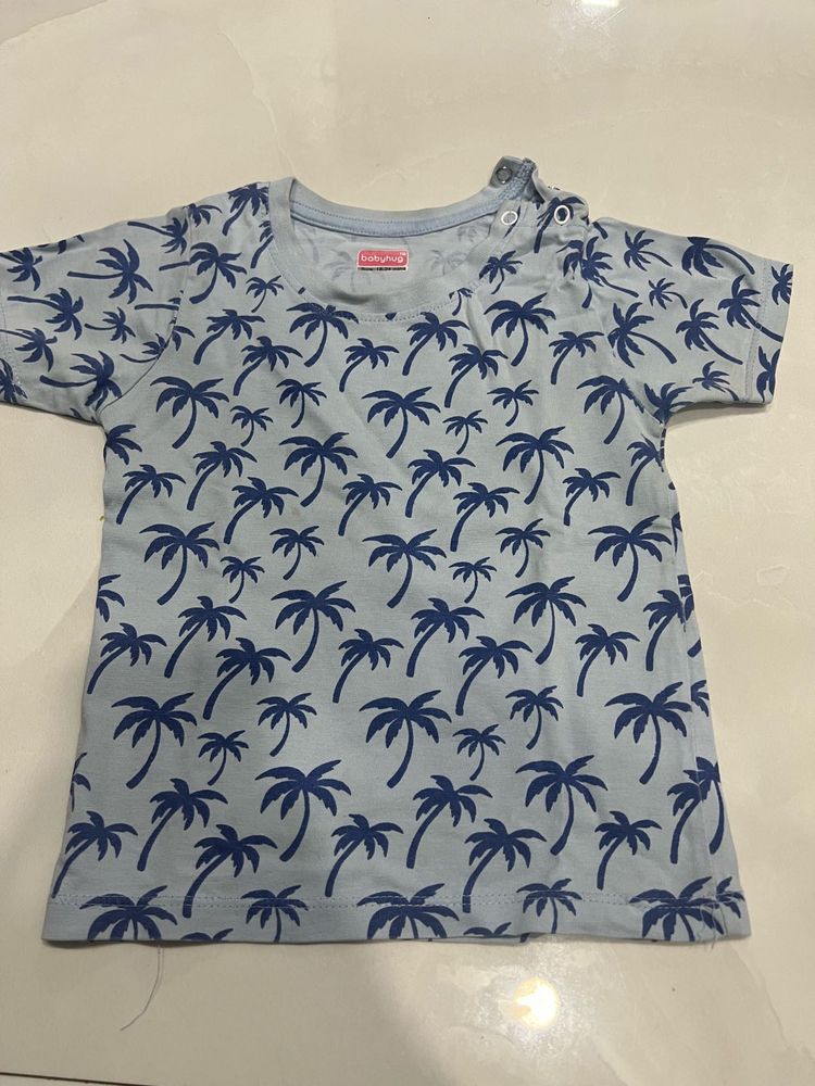 Blue Babyhug Tshirt For Kids