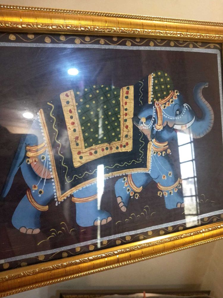 Handpainted Elephant Painting