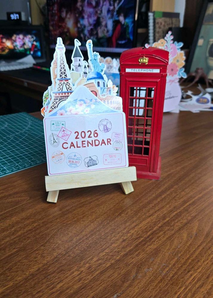 2026 Travel Calendar &amp; Phone Booth