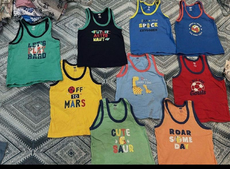 combo Boys Sando  Bundle pack of 9 with 2 pair o