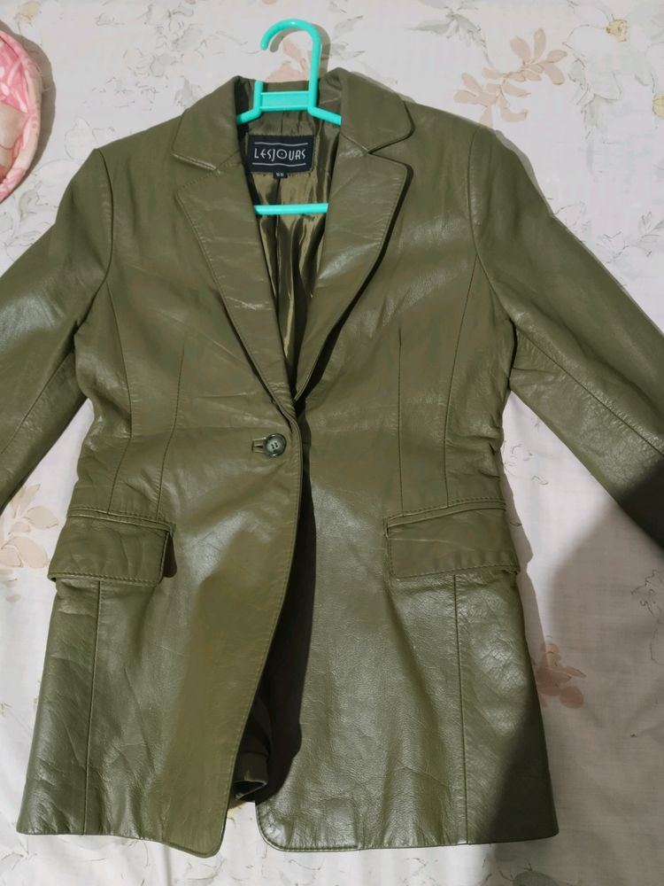 Leather Blazer For Women