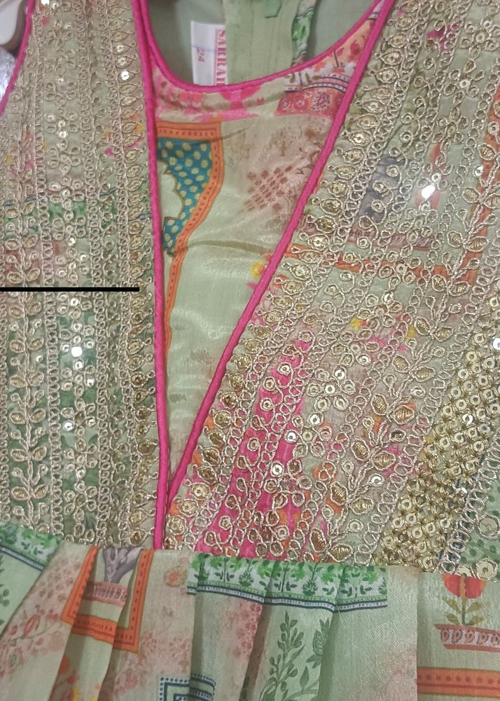 Baby Girl Pathani Set
