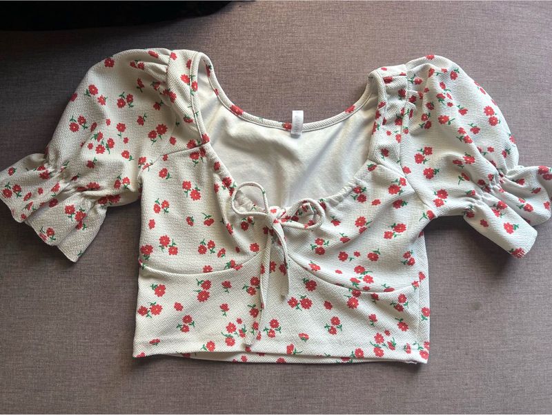 Rose Crop top