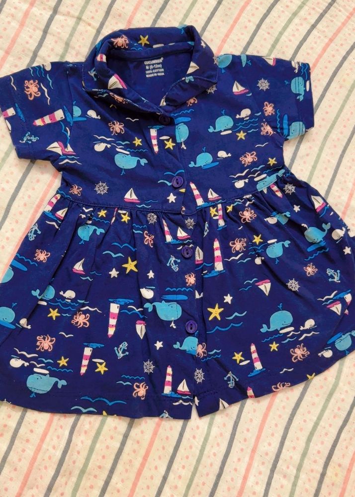 Cute Nautical Baby Dress