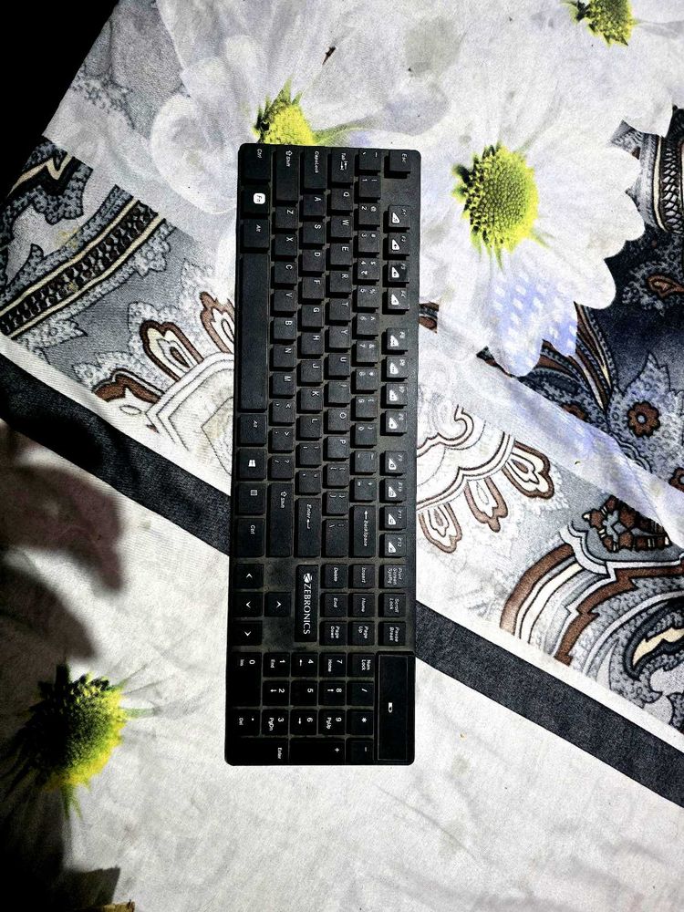 Zebronics Wireless Keyboard With Dongle