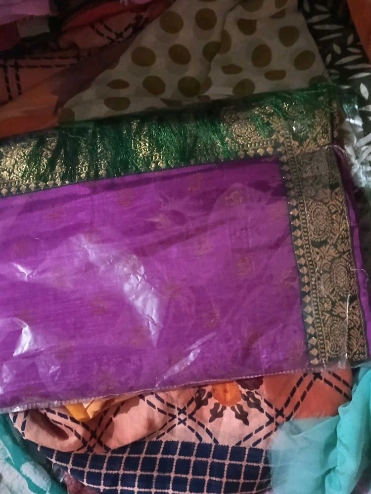 Elegant Purple Saree
