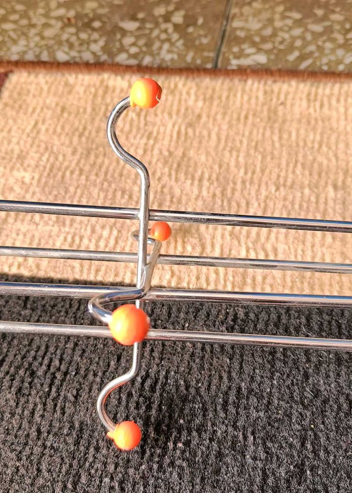 Silver Stainless Steel Cup Rack