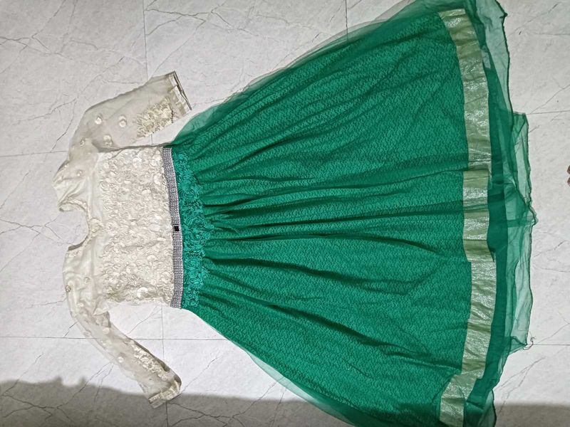 Elegant Green Ethnic Gown