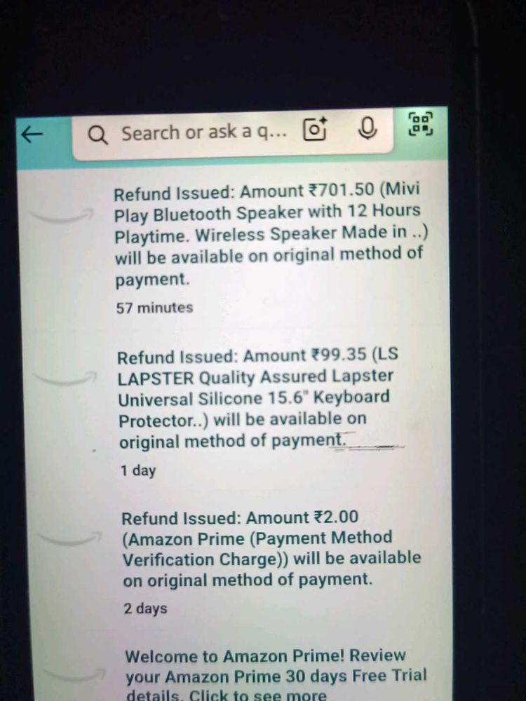 Amazon Returnless Refund Available 🇮🇳
