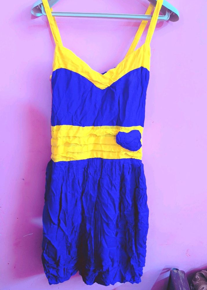 colour- blue 💙 Fabric - cotton Nice Dress