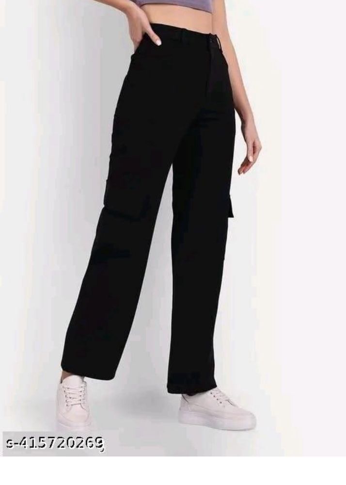 Classic Designer Women Trouser Black