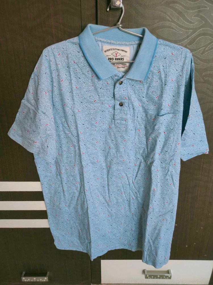 Casual Printed Polo T-shirt