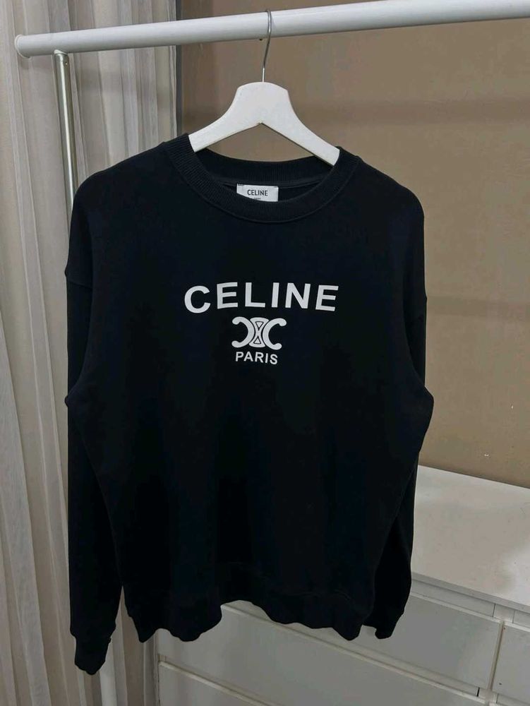 CELINE Paris Black Sweatshirt
