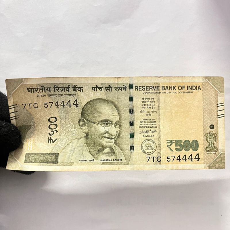 ₹500 Indian Rupee Note Collectable