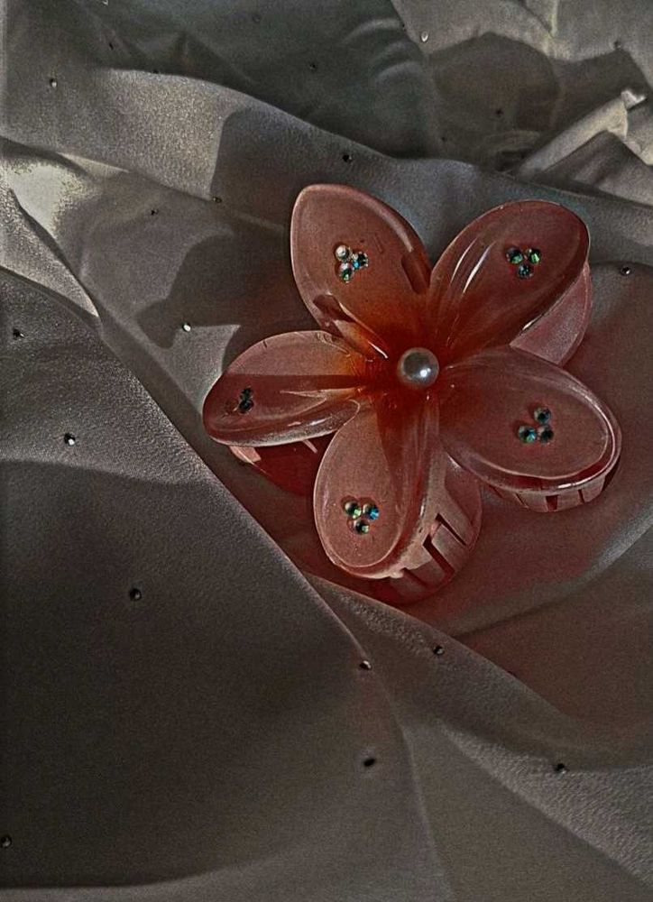 Flower Hair Claw Clip