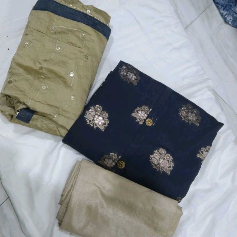 Banarsi Silk Fabric Material