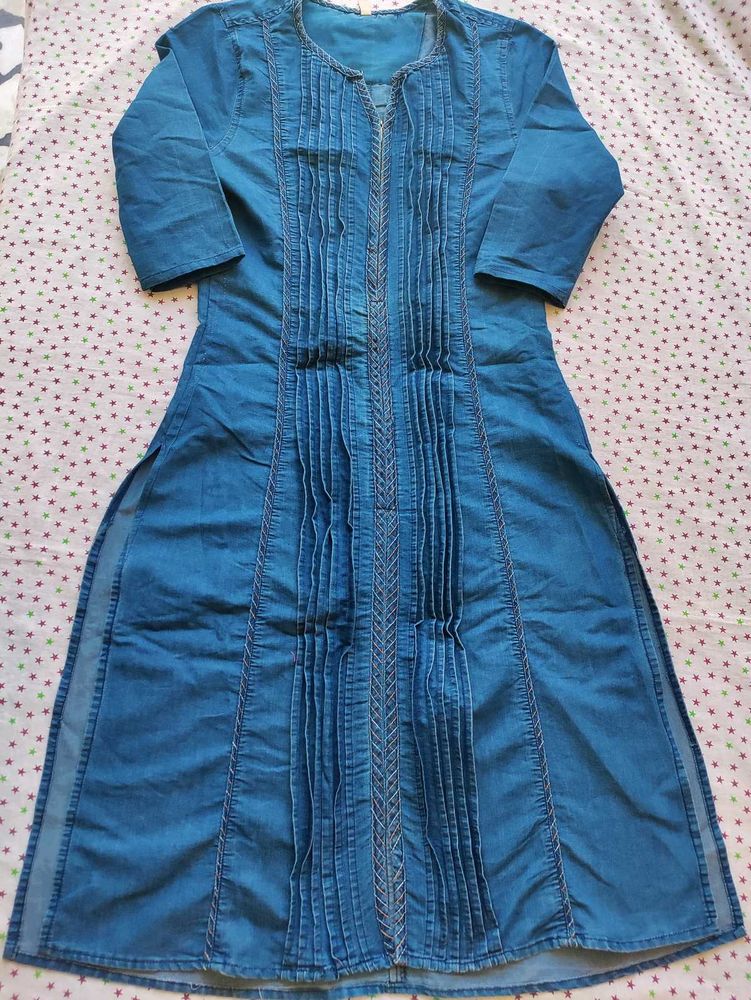 Denim Kurta For Women