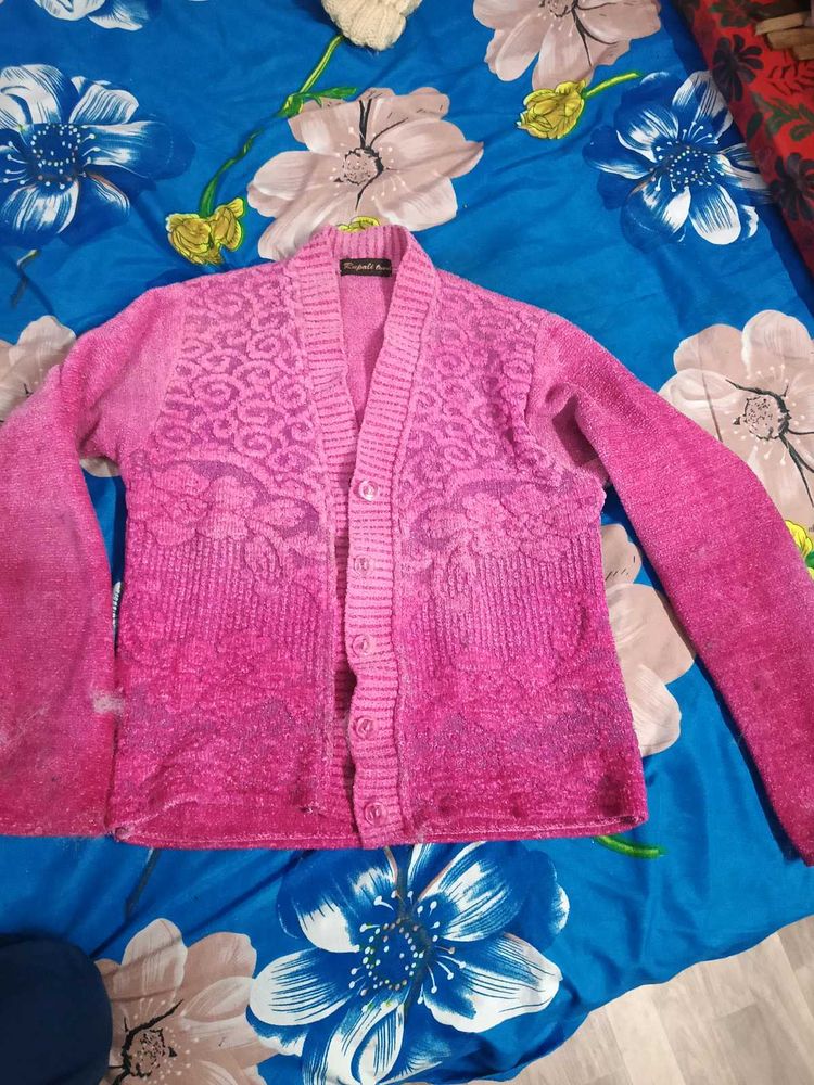 Pink sweater
