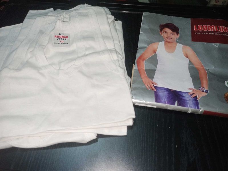 White Inner Vest