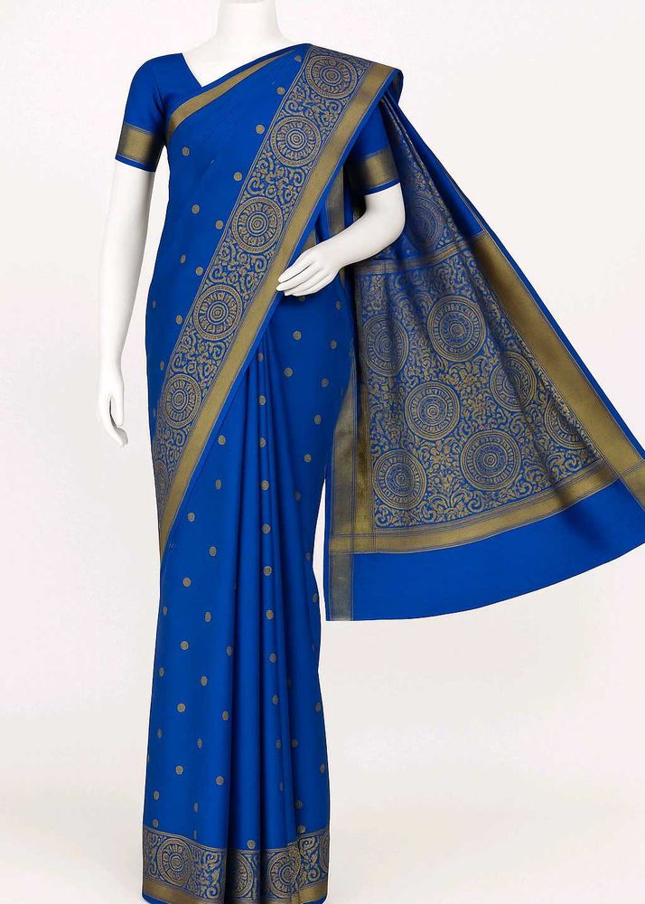 Royal Blue Silk Saree
