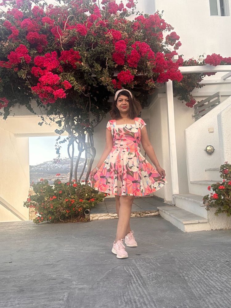 Floral Fit &amp; Flare Dress