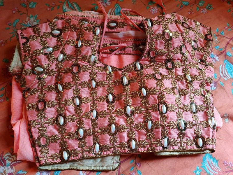 Saree With Ready To Wear Blouse