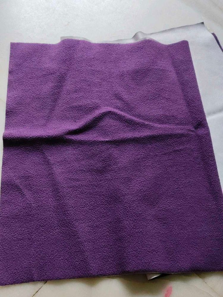 Purple Textured Fabric Piece