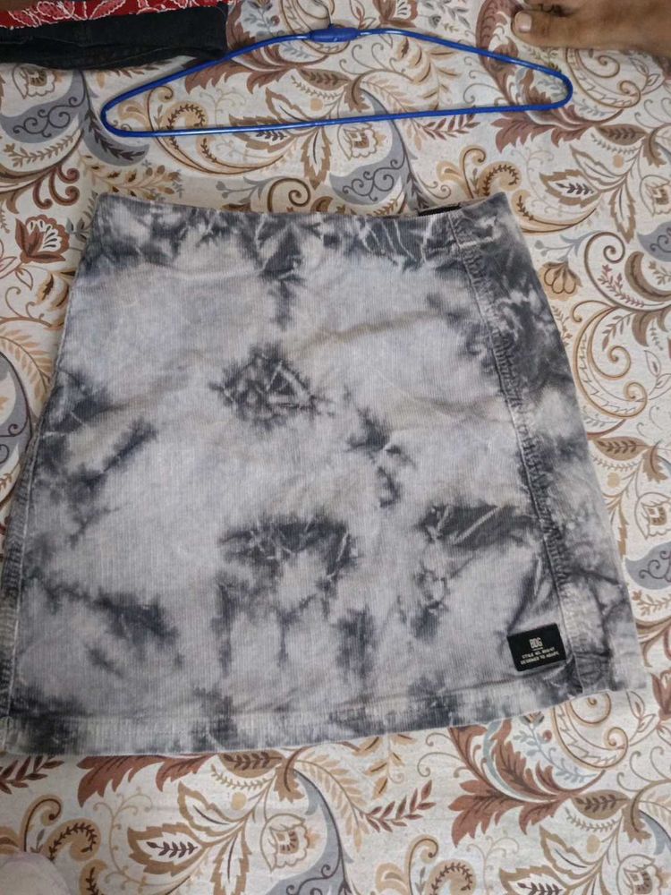 Tie-dye Mini Skirt