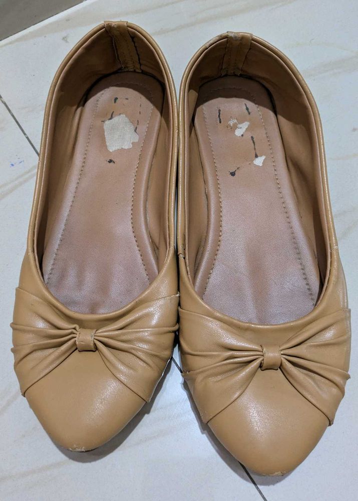 Nude Bow Flats