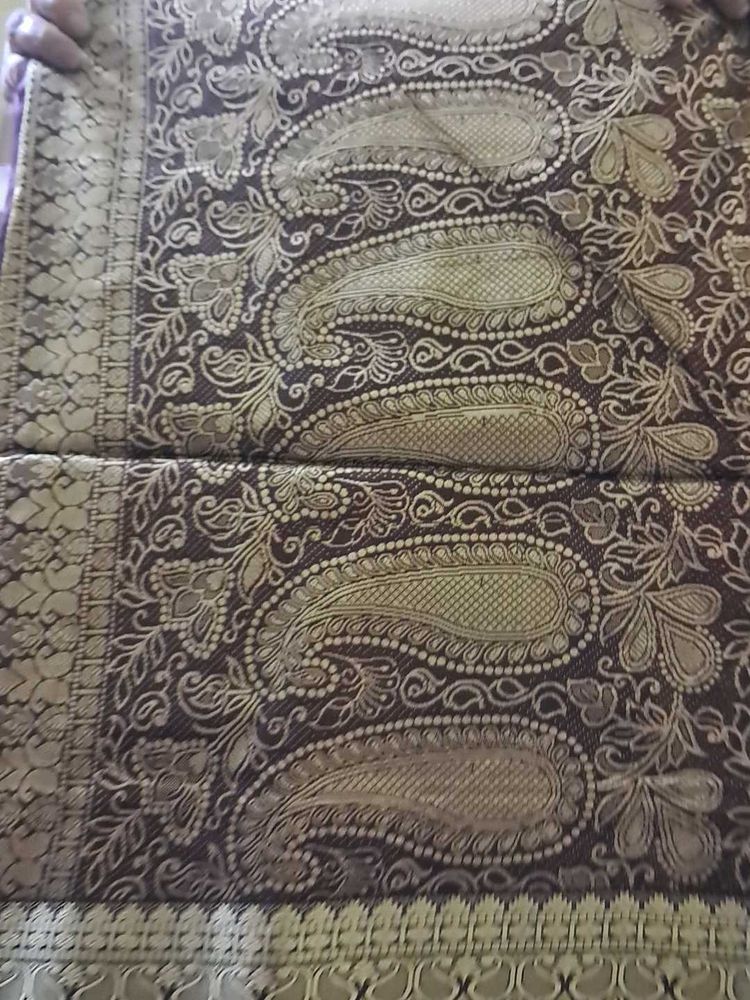 Part wear Purple Saree