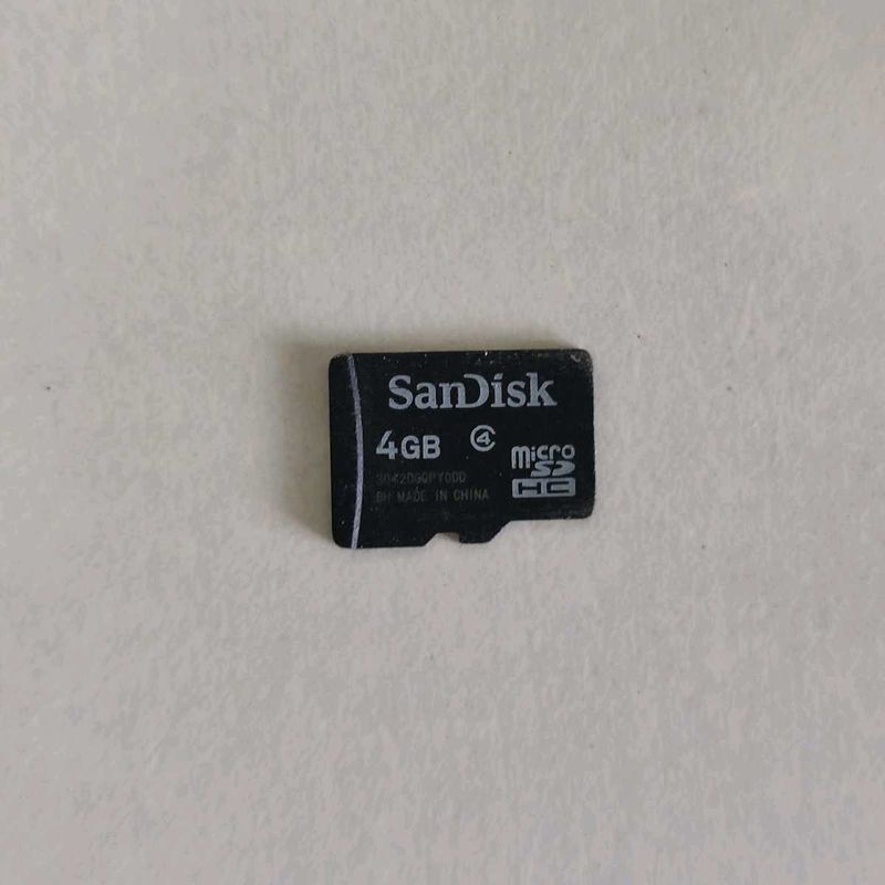 Memory Card 4 GB Sandisk