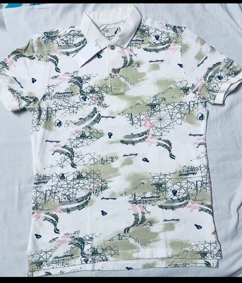 Heritory Funky White Shirt** 🎨
