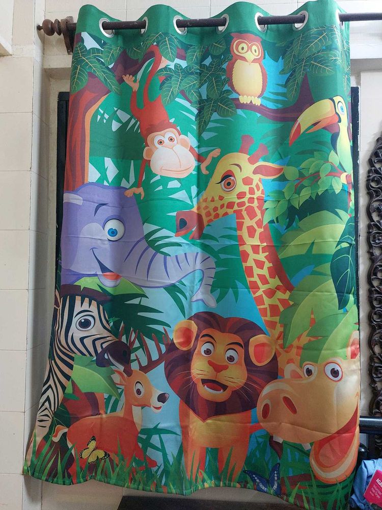 Kids Curtain Animal Print