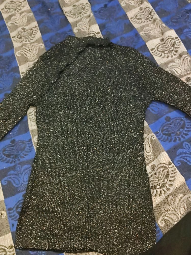 Black Shimmer Top