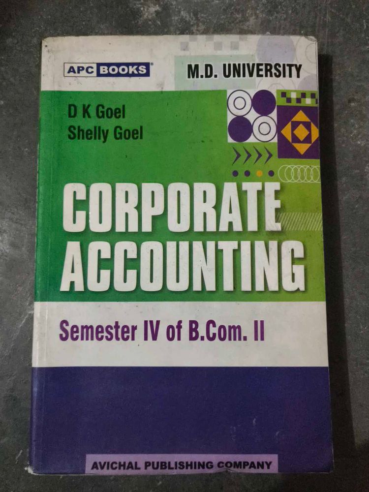Corporate Accounting Book