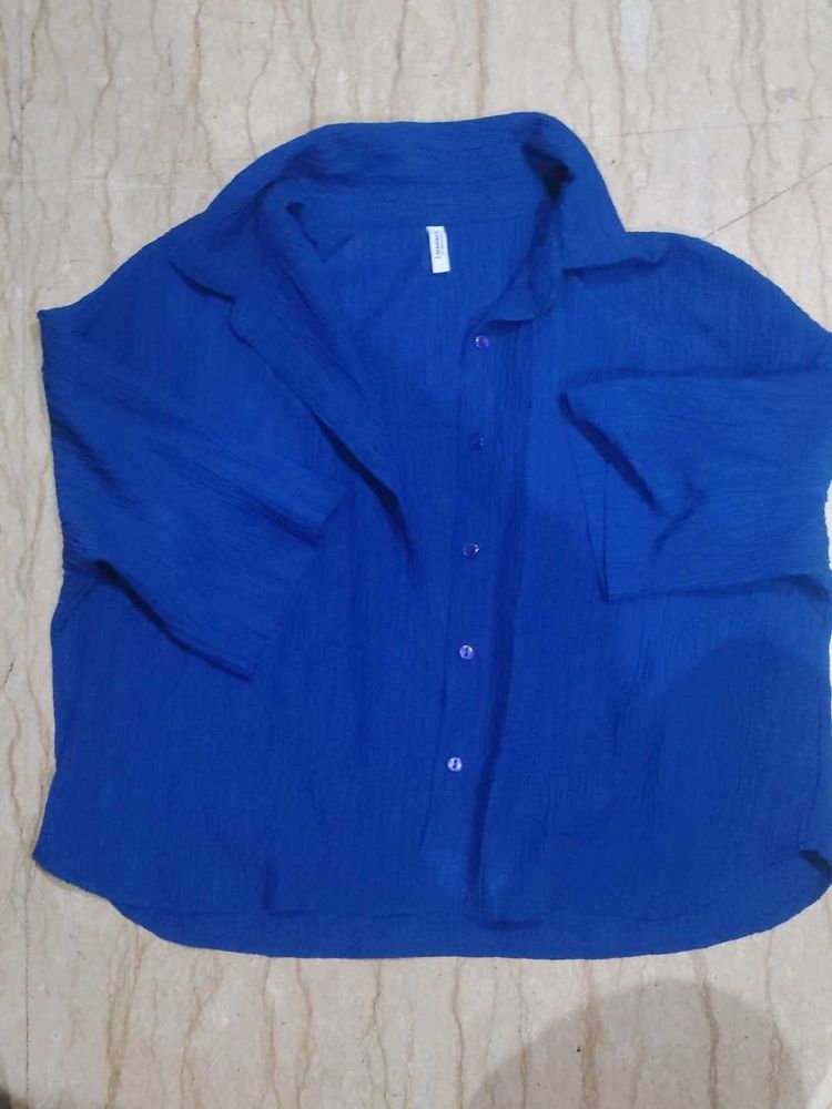 Blue Casual Shirt