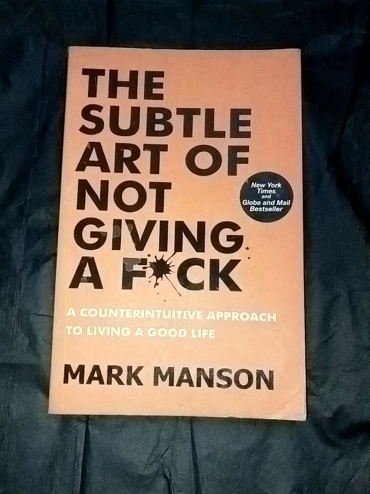 The Subtle Art Of Not Giving A Fu*K.....✅ Itz New 🆕 only 1 Time Used..