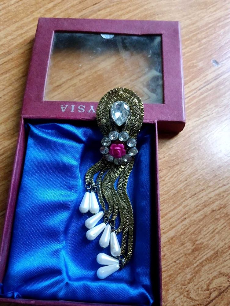 Vintage Beaded Brooch