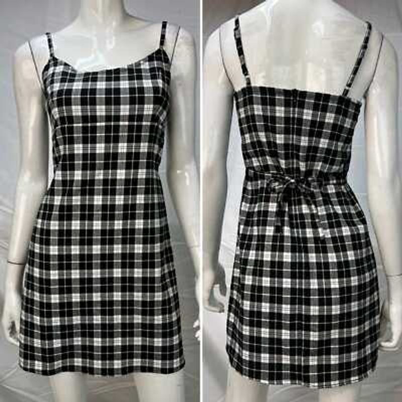 Plaid Mini Dress