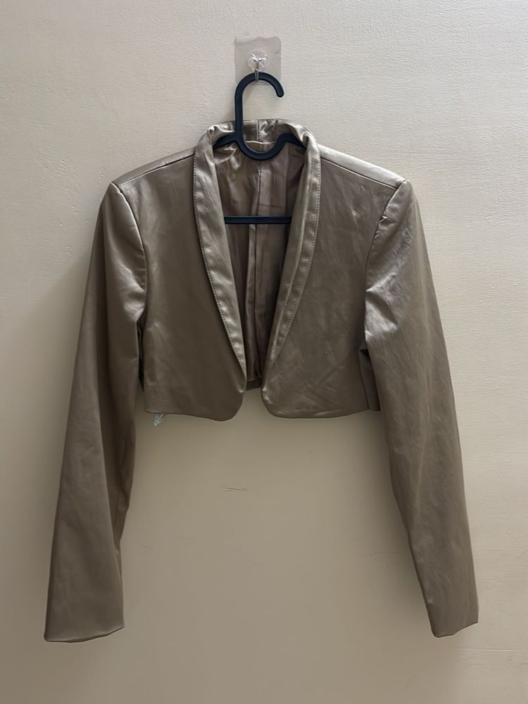 Thrifted Elegant Cropped Bolero Jacket