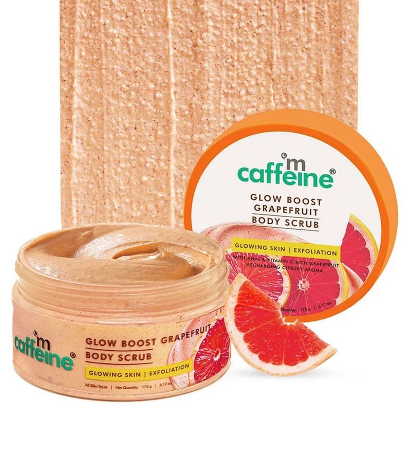 mCaffeine Glow Boost Grapefruit Body Scrub