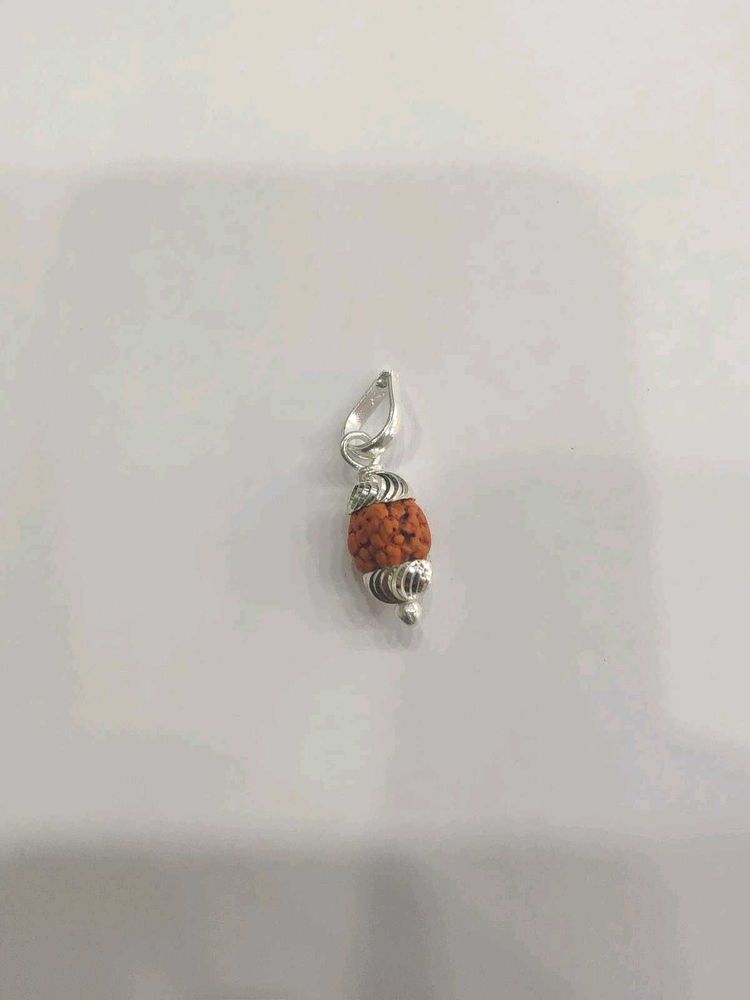 Pure Silver Rudraksha Pendant