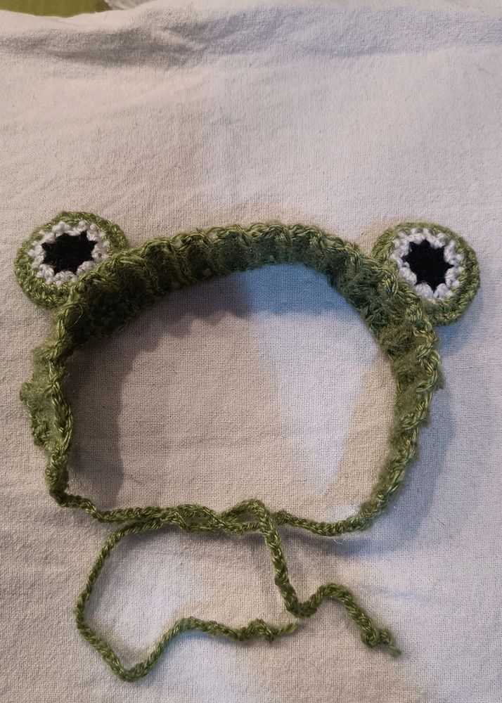 Crochet Frog Headband