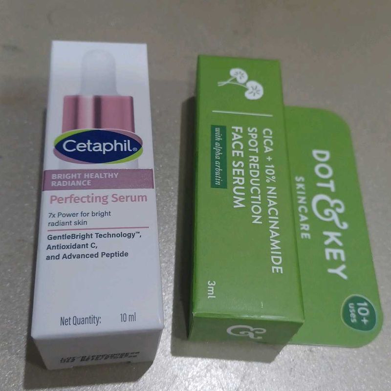 Cetaphil &amp; Dot &amp; Key Serums
