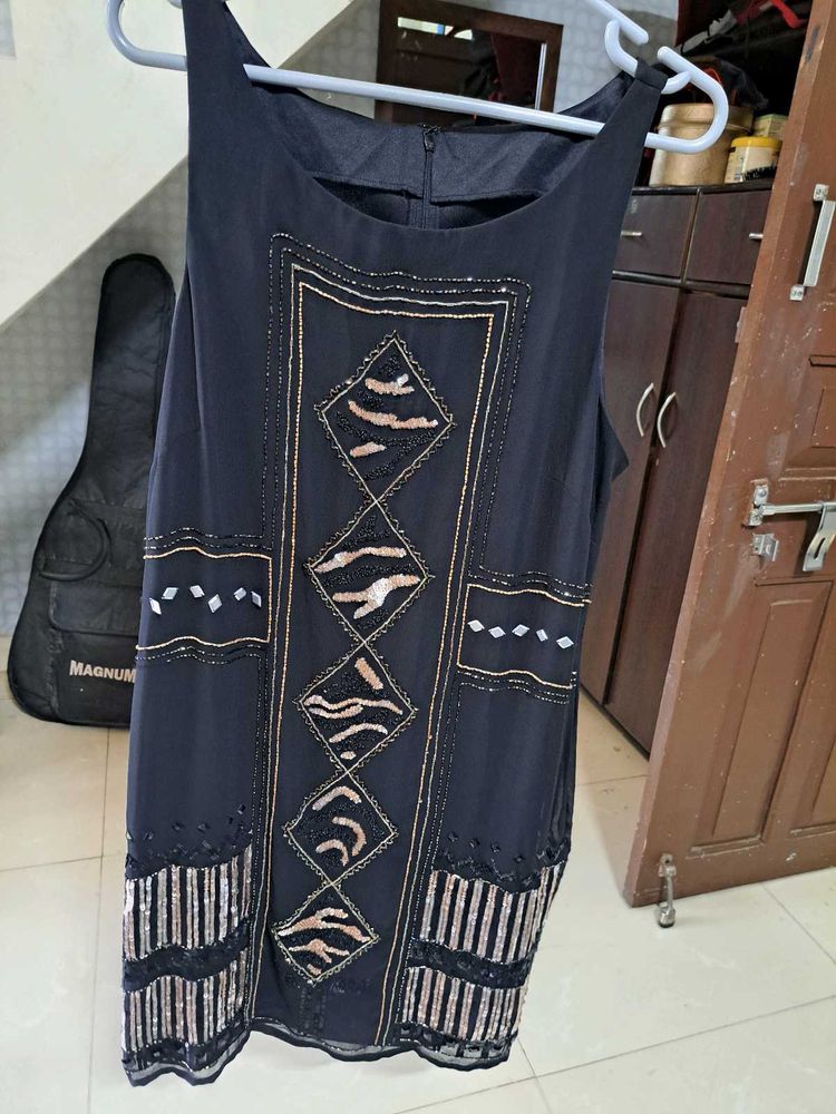 Black Embellished Dress