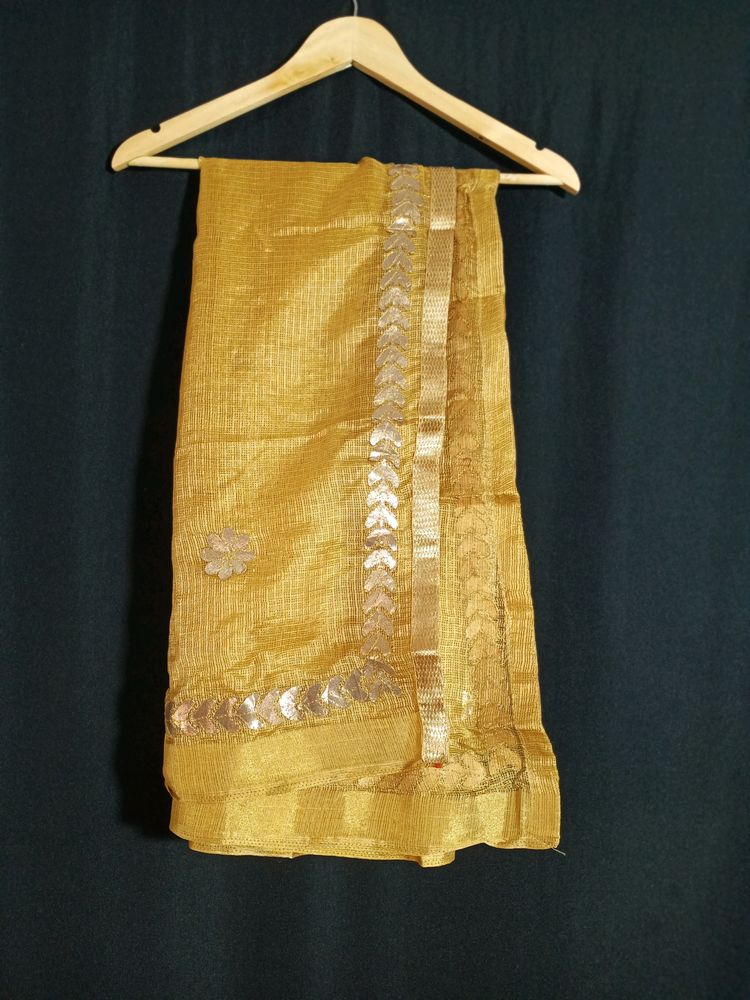 Golden Lace Dupatta(women)